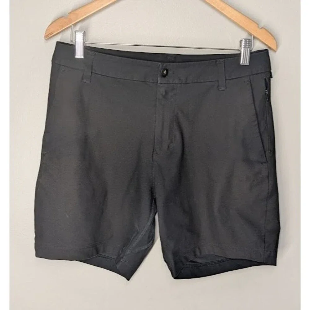 Lululemon ABC Commission Shorts Mens Sz 30 Performance Stretch Golf LM7B95S Blk